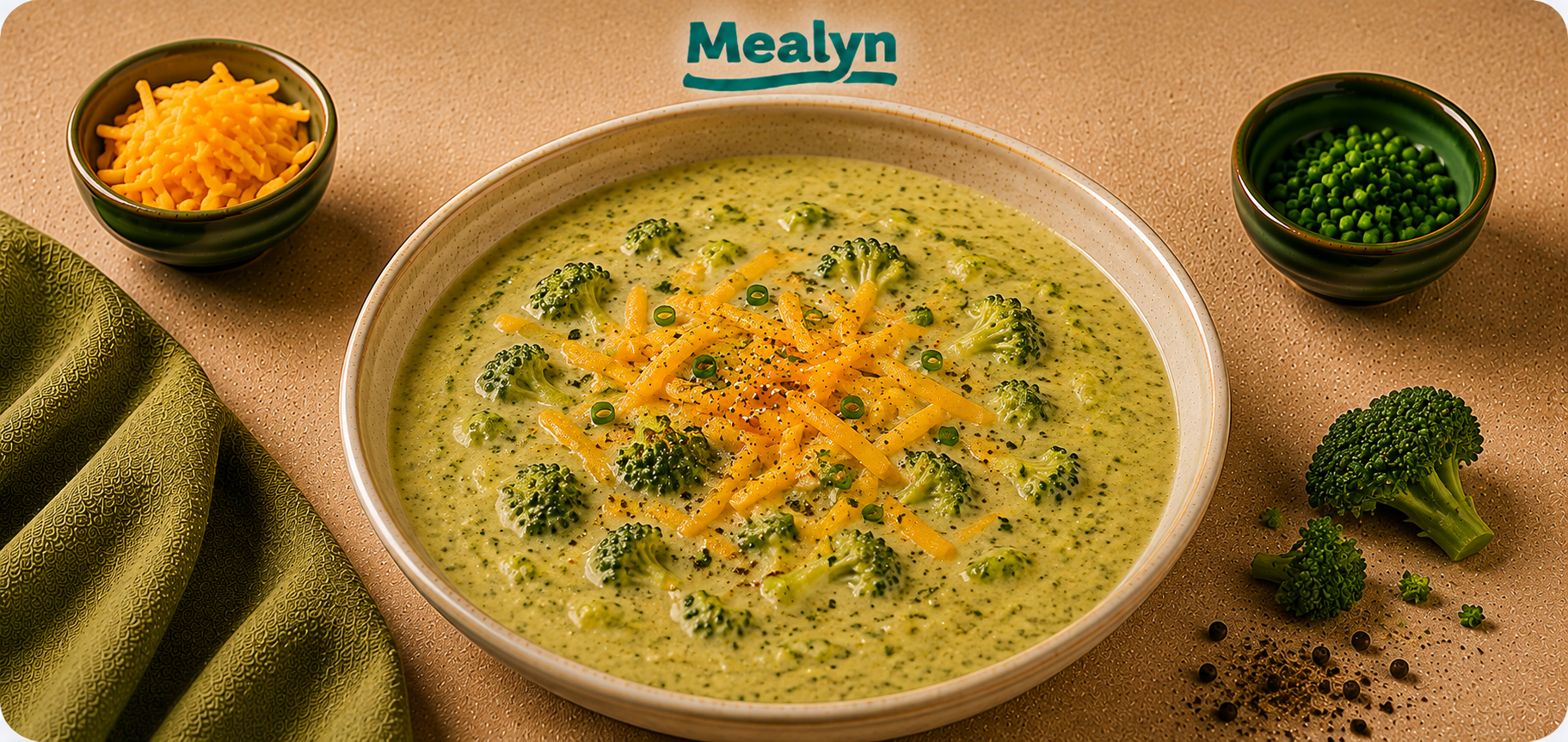 Broccolisoep met cheddar