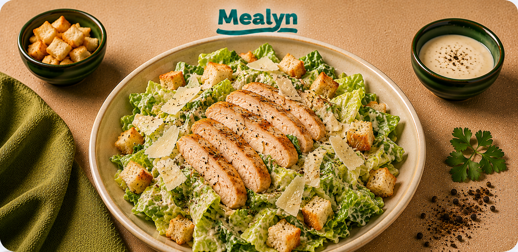 Caesar Salad met kip