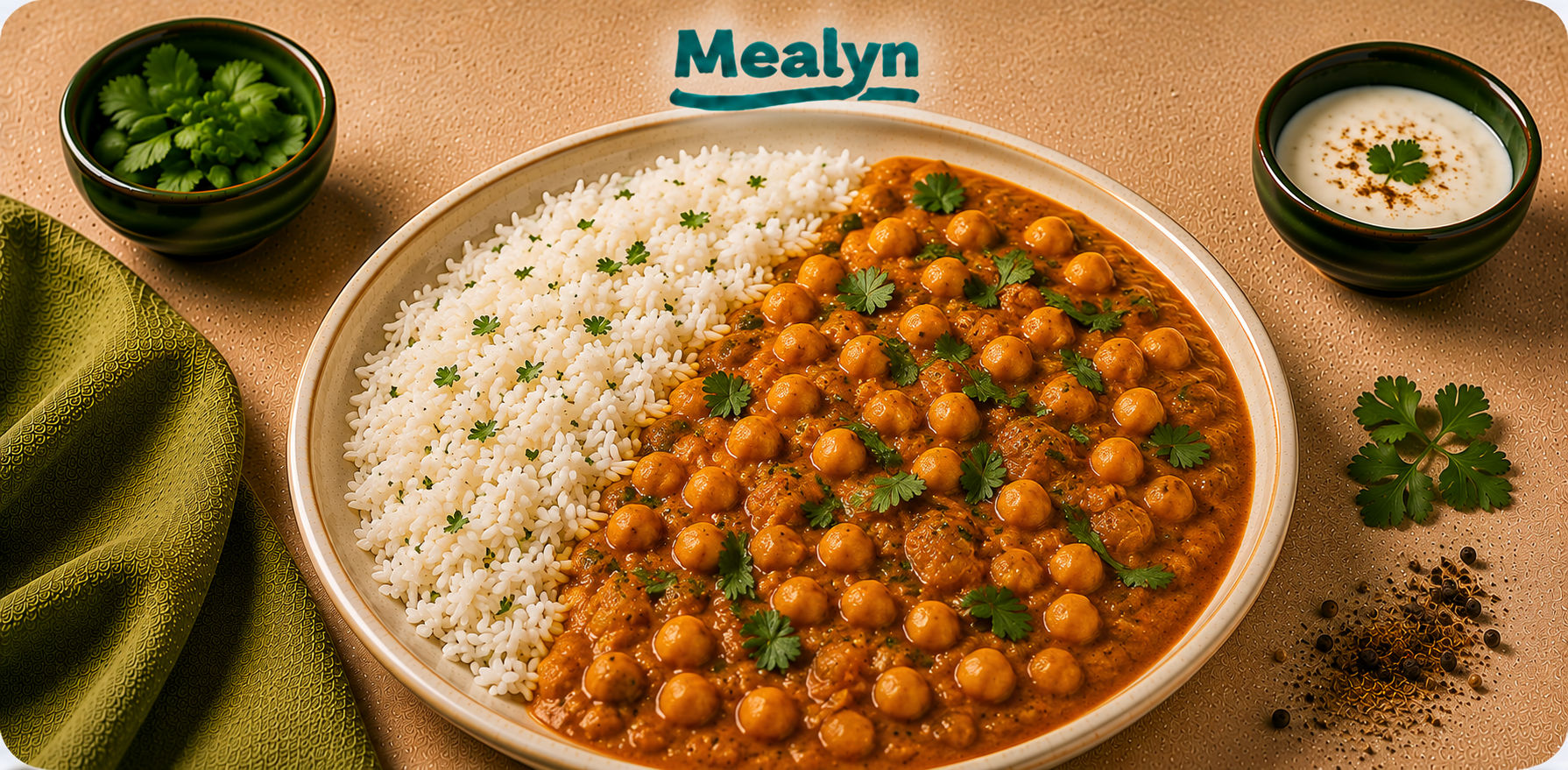 Indiase kikkererwtencurry
