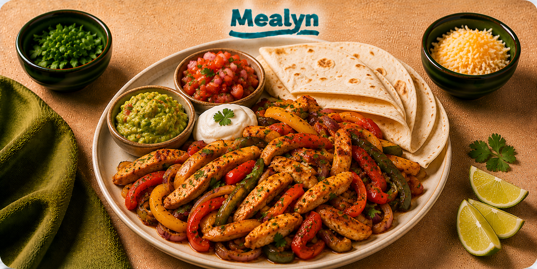 Fajita’s met kip