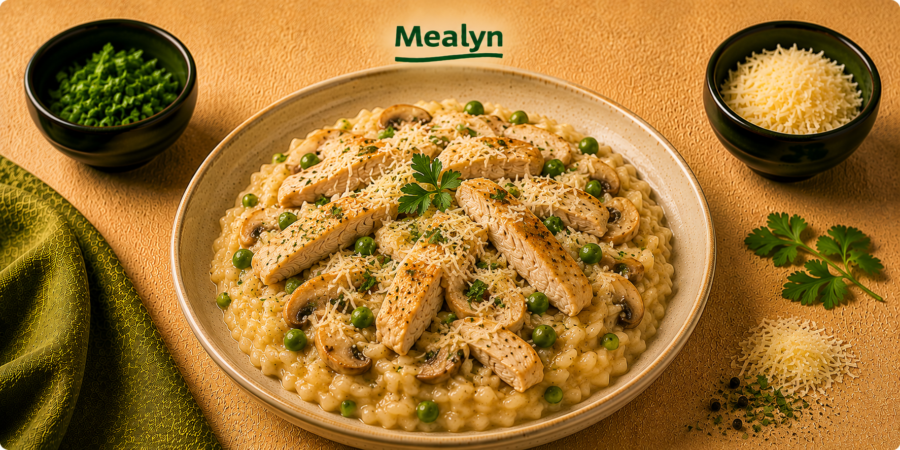 Risotto met kip