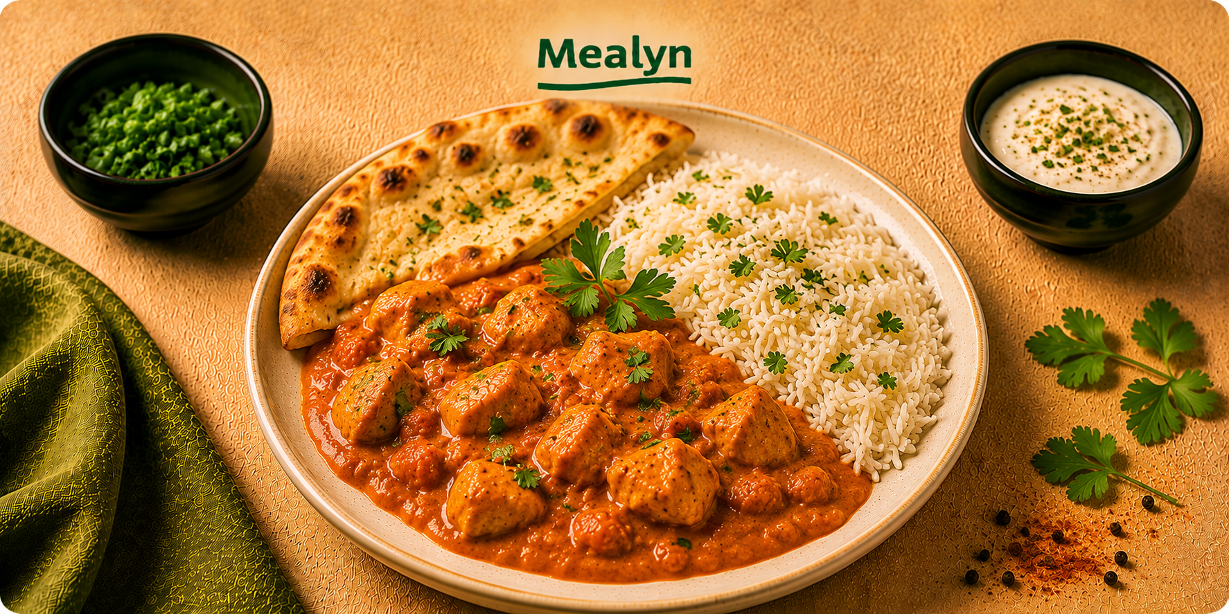 Indiase kip tikka masala