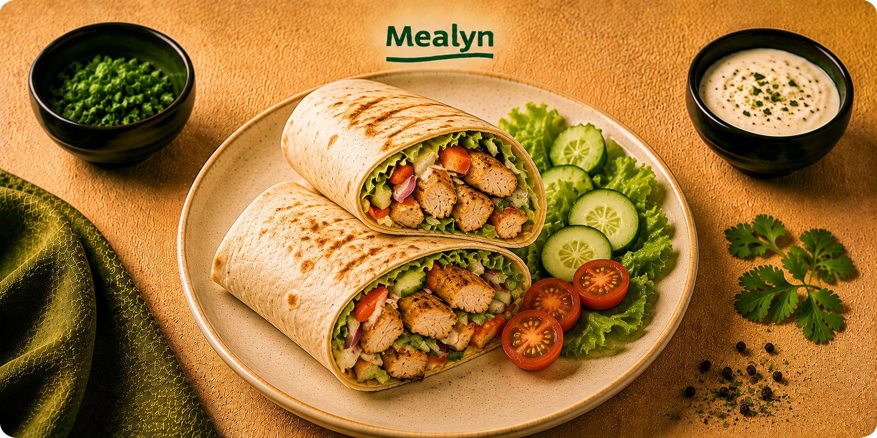 Wrap met kip