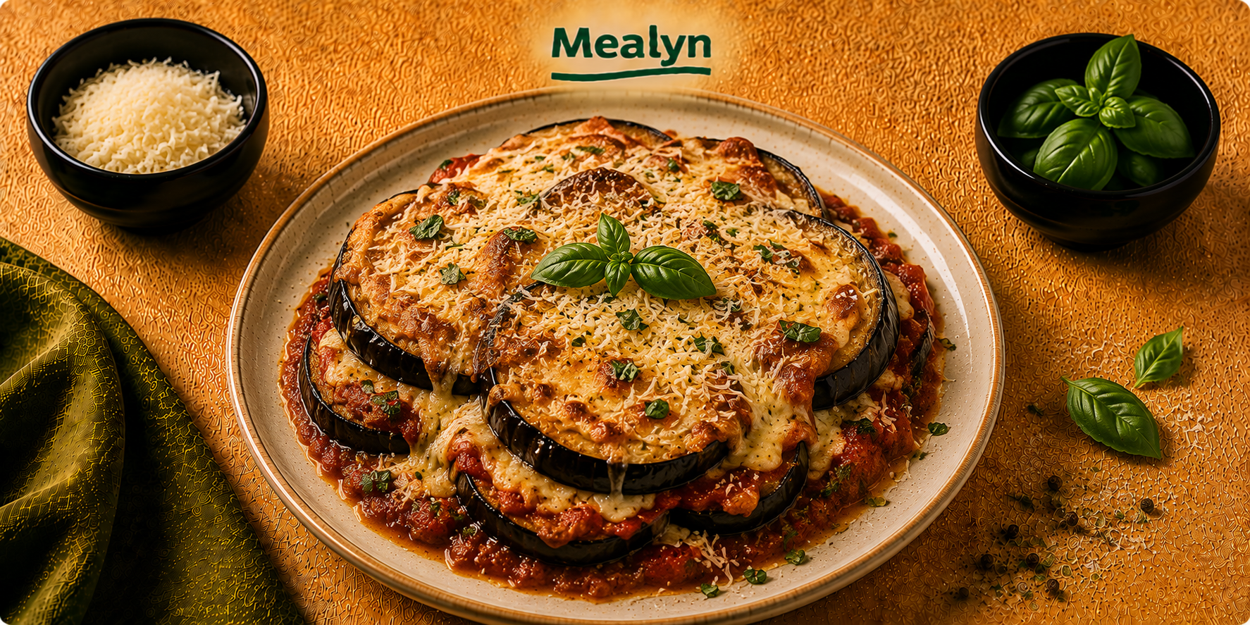 Aubergine met Parmezaanse kaas