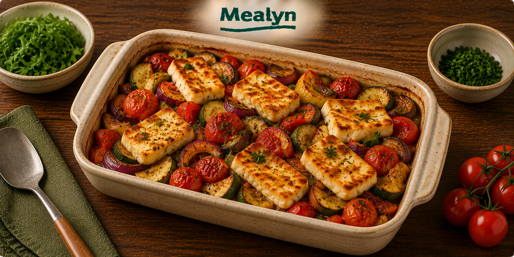 Ovenschotel met halloumi
