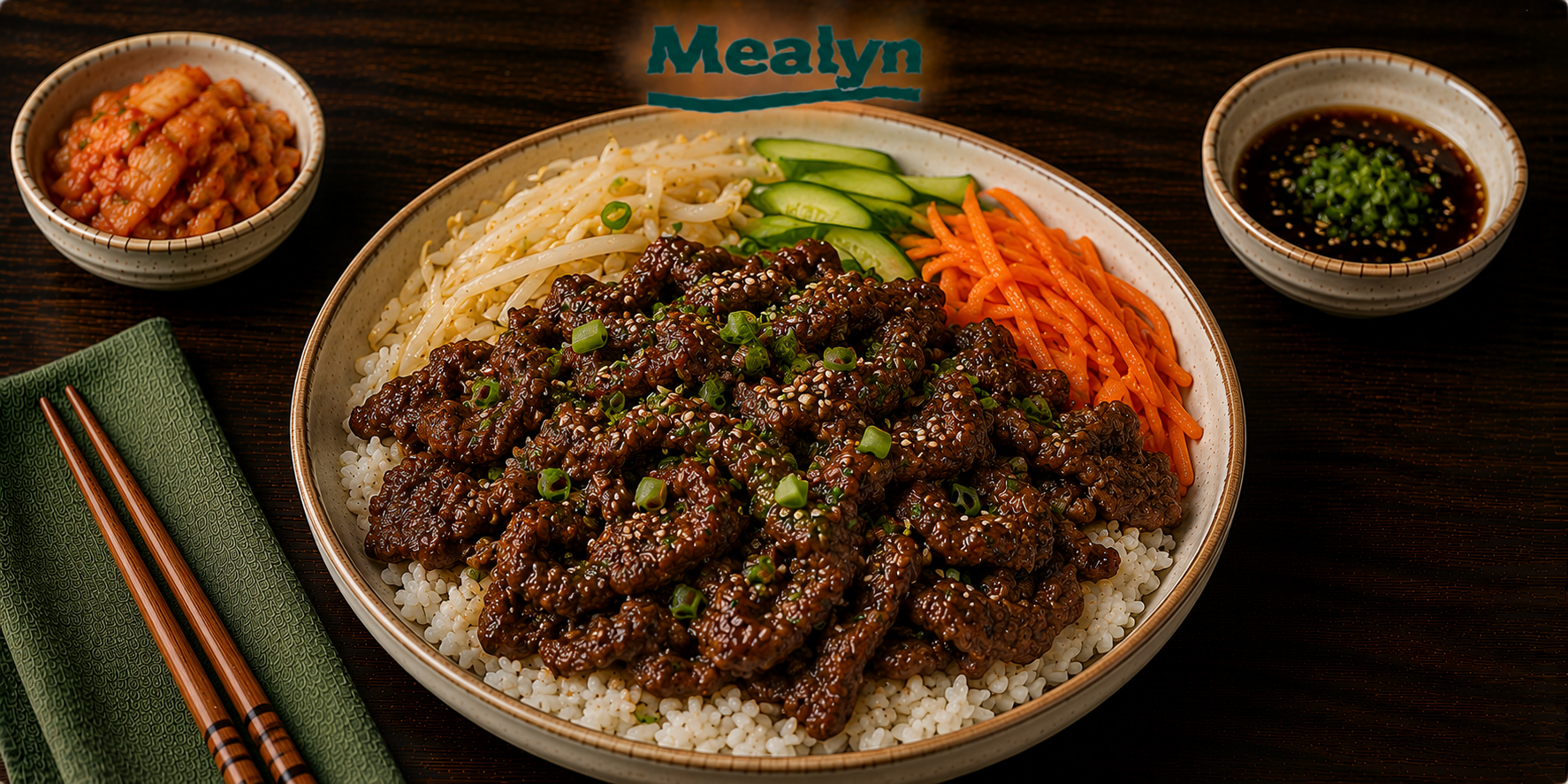 Koreaanse bulgogi met rundvlees