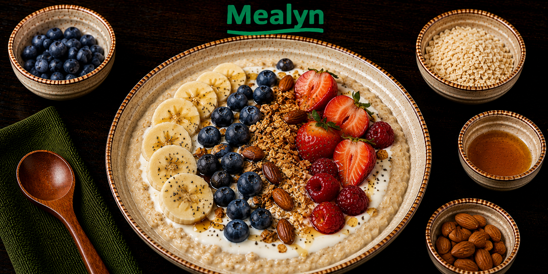 Havermout met yoghurt en fruit