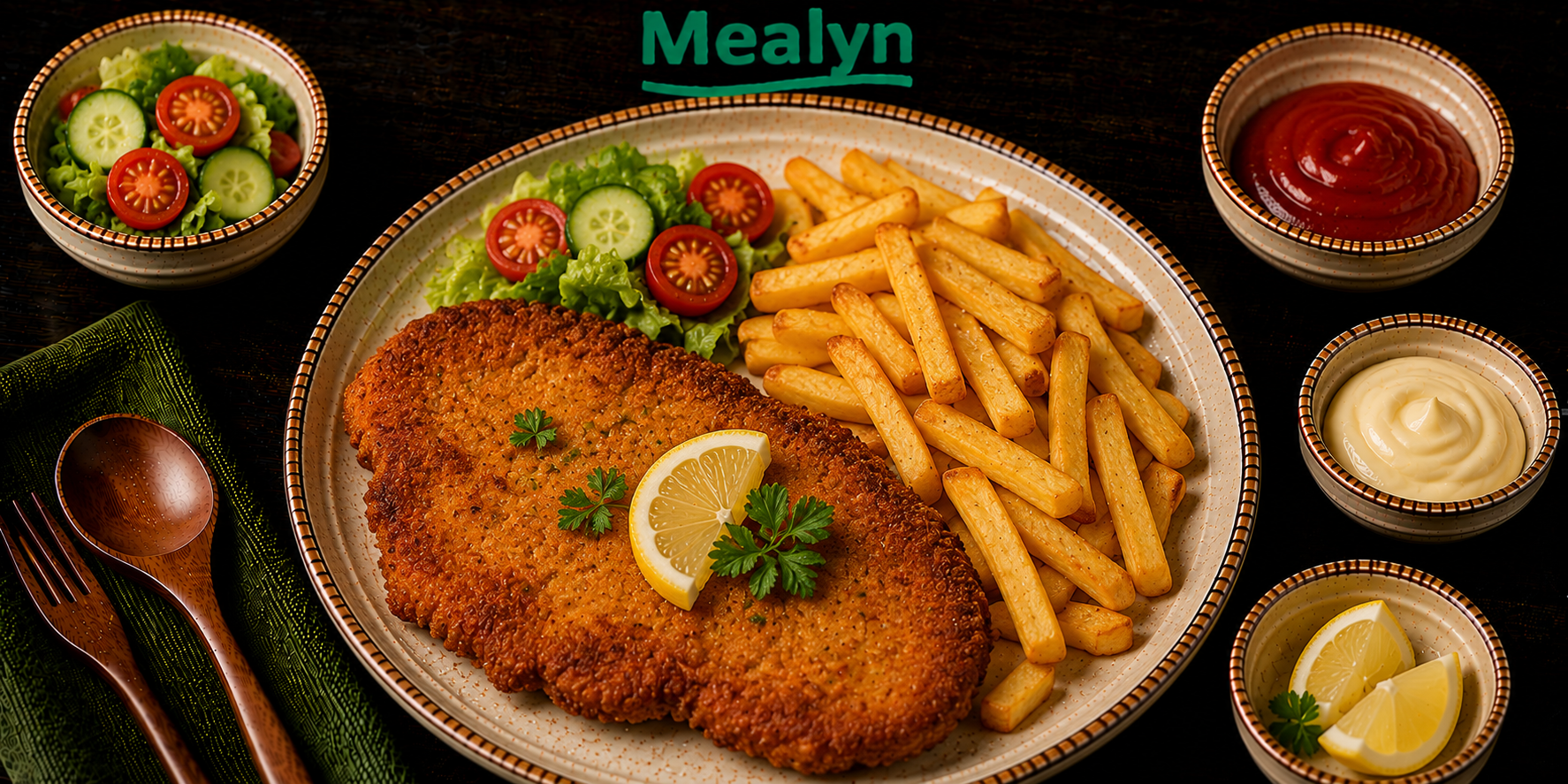 Schnitzel met friet
