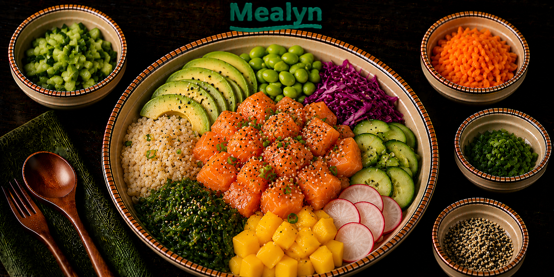 Pokébowl met zalm
