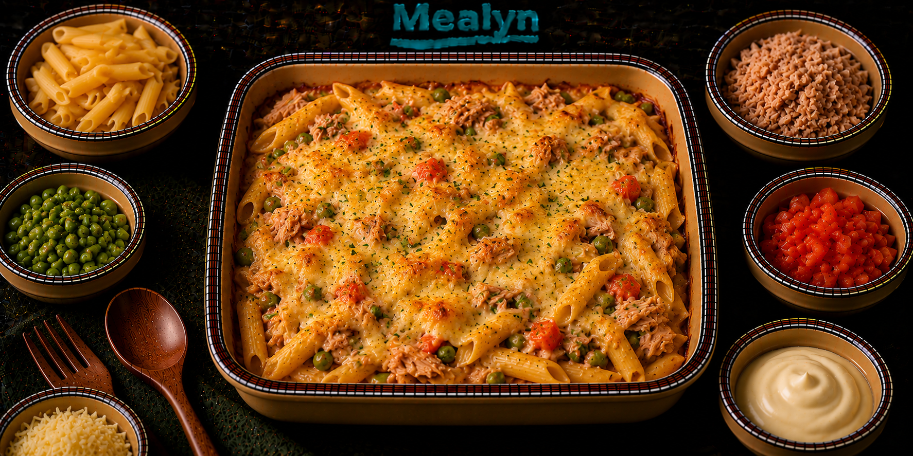 Pasta-ovenschotel met tonijn