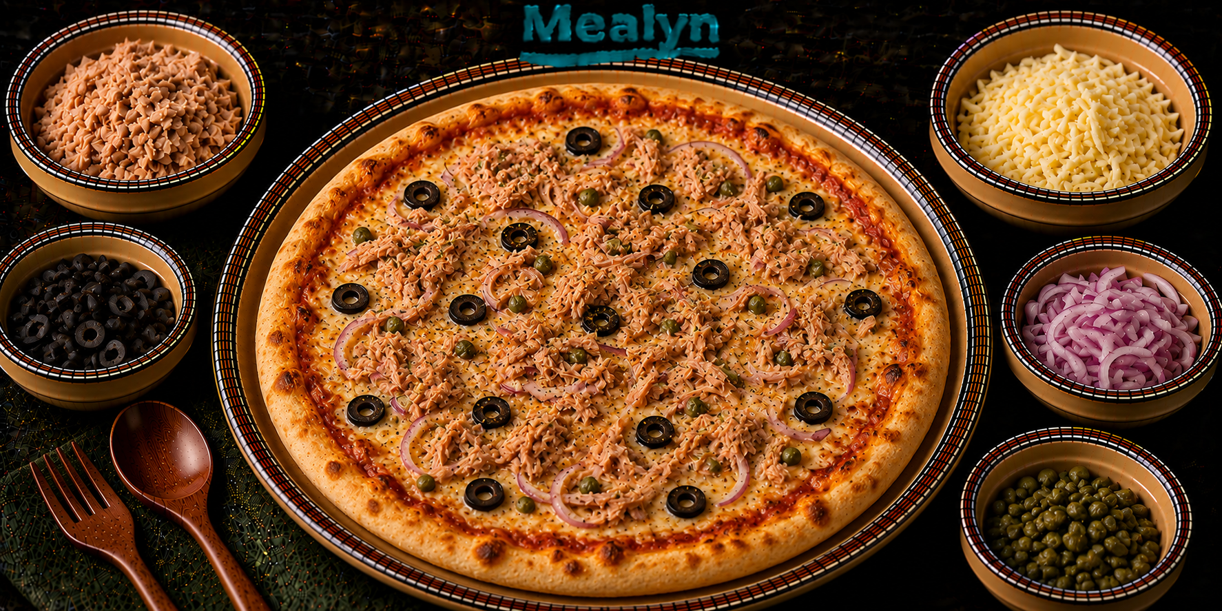 Pizza met tonijn