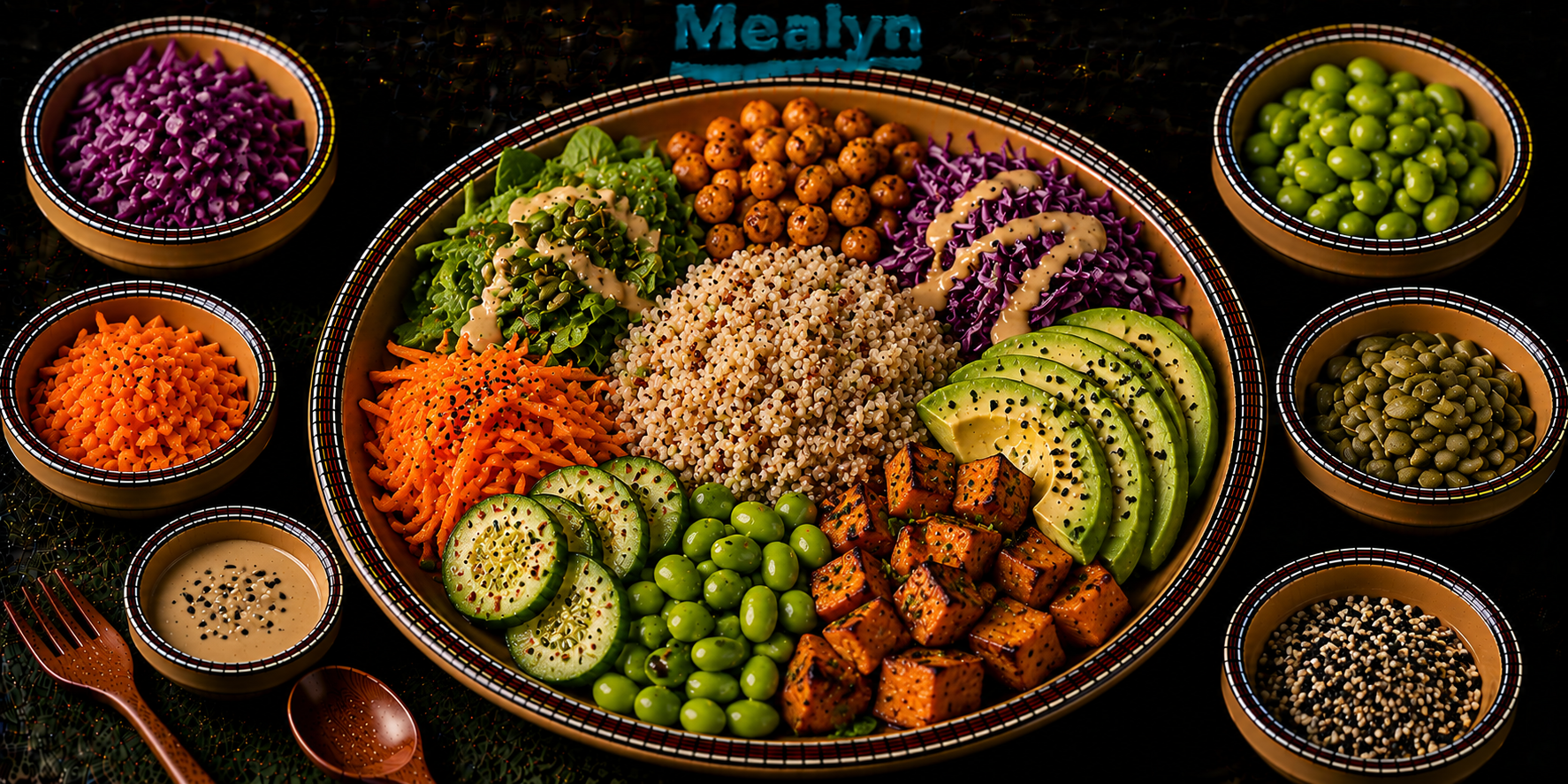 Veganistische buddhabowl